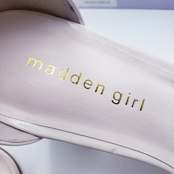 Madden Girl STAR Block Heel Platform Sandal Ankle Strap Square Toe Pink Size 11 - Picture 10 of 13